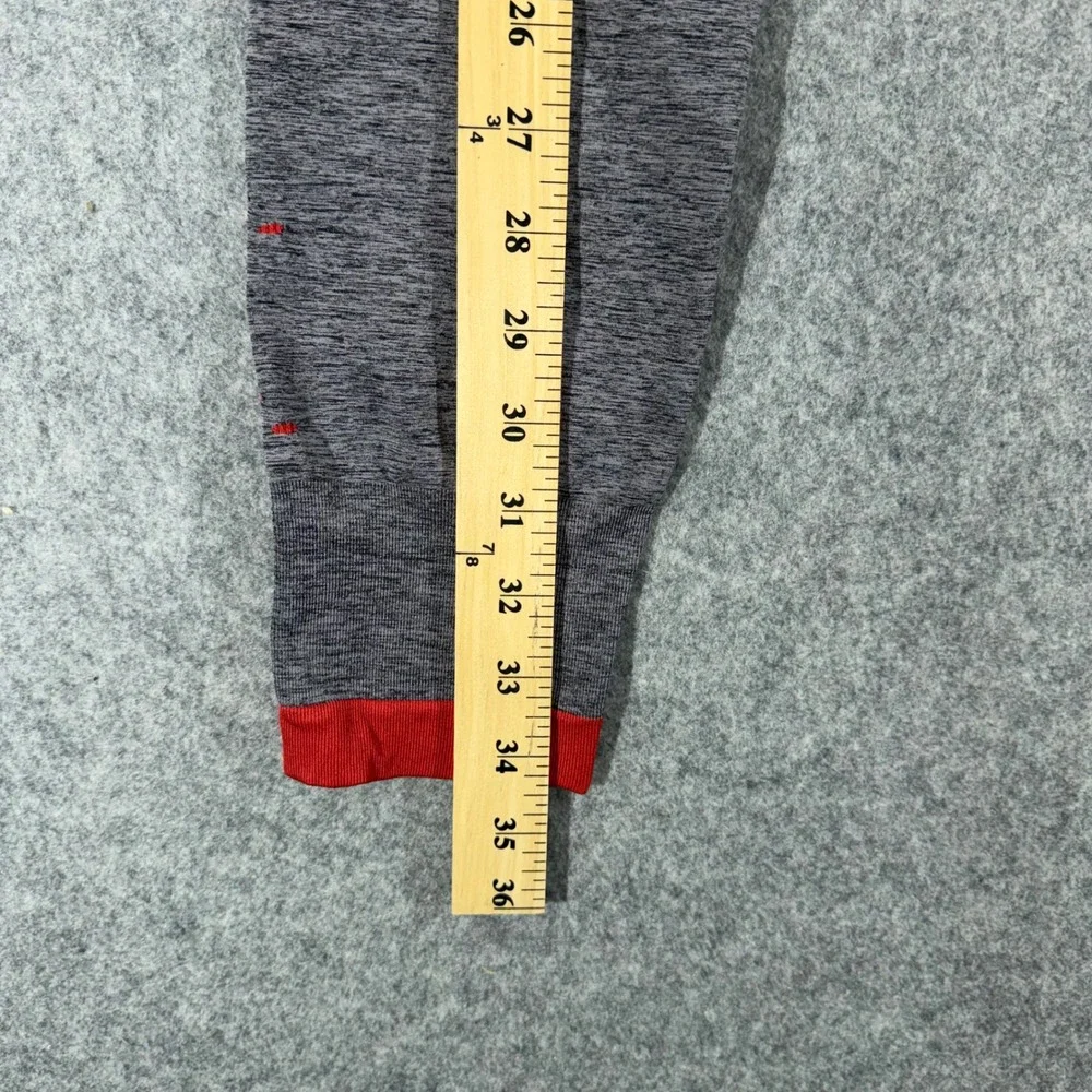 Nike Pro Zonal Strength Training Tights Womens Grey Red Compression Leggings